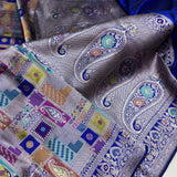 Pure katan silk Handwoven banarasi rangkat saree