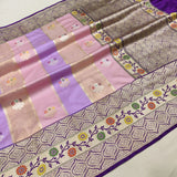 Pure Katan Silk Handwoven Banarasi Saree