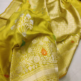 Pure Katan Silk Handwoven Banarasi Saree