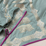 Pure katan silk Handwoven banarasi saree