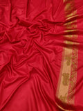Red Color Pure Katan Silk Handwoven Banarasi Saree