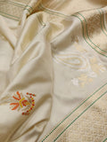 Pure Katan Silk Handwoven Banarasi Saree