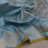 Pure katan silk Handwoven banarasi saree