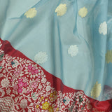 Pure Kora Silk Handwoven Banarasi Saree