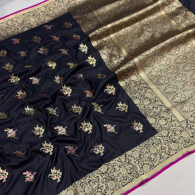 Pure Katan silk handwoven banarasi saree