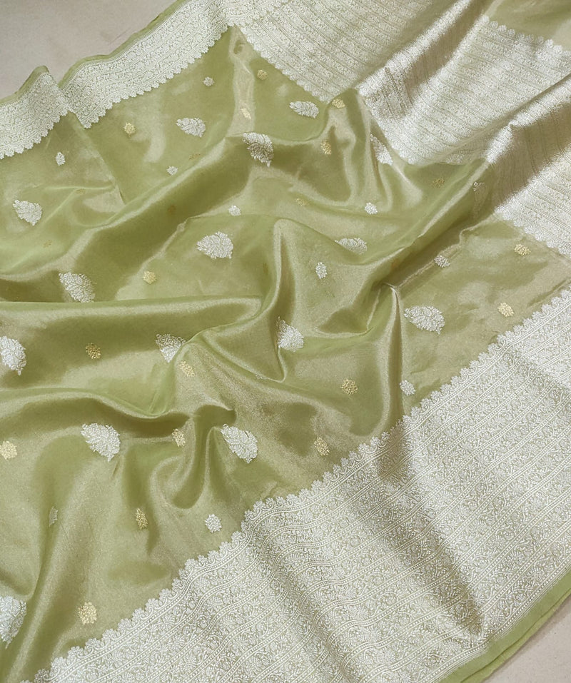 Pure Tissue Silk Handwoven Banarasi Saree