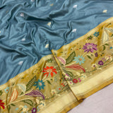 Pure Katan silk handwoven banarasi saree