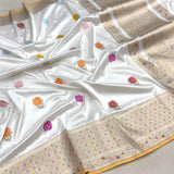 Pure Katan Silk Handwoven Banarasi Saree