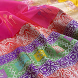 Pure kora Handwoven Banarasi saree