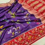 Pure Katan Silk Handwoven Banarasi Saree