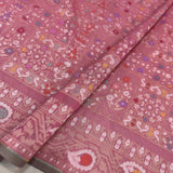 Pure cotton jamdani handwoven Banarasi saree