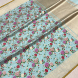 Pure katan silk Handwoven banarasi saree