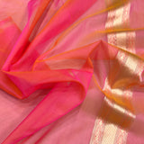 Pure kora Handwoven Banarasi saree