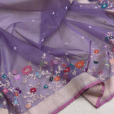 Pure ektara kora Handwoven Banarasi saree