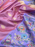 Pure Katan silk handwoven banarasi saree
