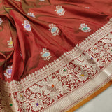 Katan Silk Handwoven Banarasi Saree