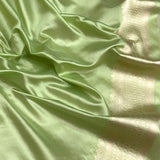 Golden colour pure tissue handwoven banarasi saree