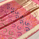 Pure Katan Silk Handwoven Banarasi Saree