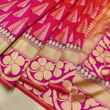 Pure Katan Silk Handwoven Banarasi Saree