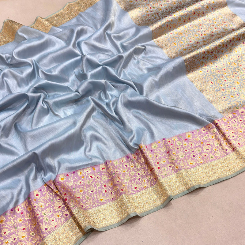 Pure tissue silk Handwoven banarasi saree