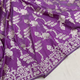 Pure Katan silk handwoven banarasi saree