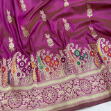 Pure Katan Silk Handwoven Banarasi Saree