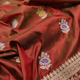 Katan Silk Handwoven Banarasi Saree