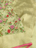 Pure Katan Silk Handwoven Banarasi Saree