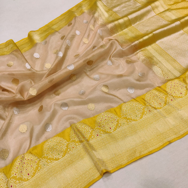 Pure Tissue Silk Handwoven Banarasi Saree