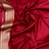 Purple colour pure katan silk Handwoven banarasi saree