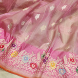 Pure Kora Silk Handwoven Banarasi Saree