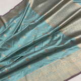 Pure katan silk Handwoven banarasi saree