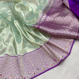 Pure tissue Handwoven Banarasi saree