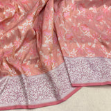 Pure katan silk Handwoven Banarasi saree