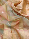 Pure Kora Silk Handwoven Banarasi Saree