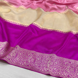 Pure Katan Silk Handwoven Banarasi Saree