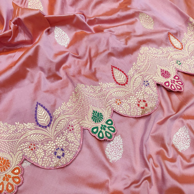 Pure Katan Silk Handwoven Banarasi Saree