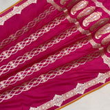 Pure katan silk Handwoven banarasi saree