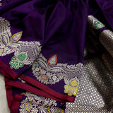 Pure Katan Silk Handwoven Banarasi Saree
