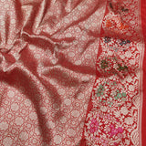 Pure Kora Silk Handwoven Banarasi Saree
