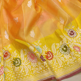 Pure Kora Silk Handwoven Banarasi Saree
