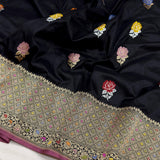 Pure Katan Silk Handwoven Banarasi Saree