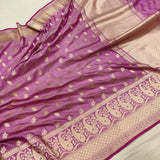 Pure Katan Silk Handwoven Banarasi Saree