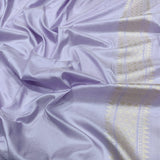 Levender Colour Pure Katan Silk Handwoven Banarasi Saree