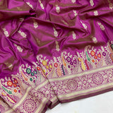 Pure Katan Silk Handwoven Banarasi Saree