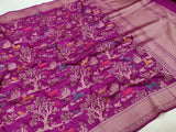 Pure Katan Silk Handwoven Banarasi Saree