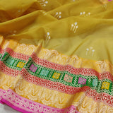 Pure Kora Silk Handwoven Banarasi Saree