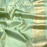 Pure silk by tissue Handwoven Banarasi saree