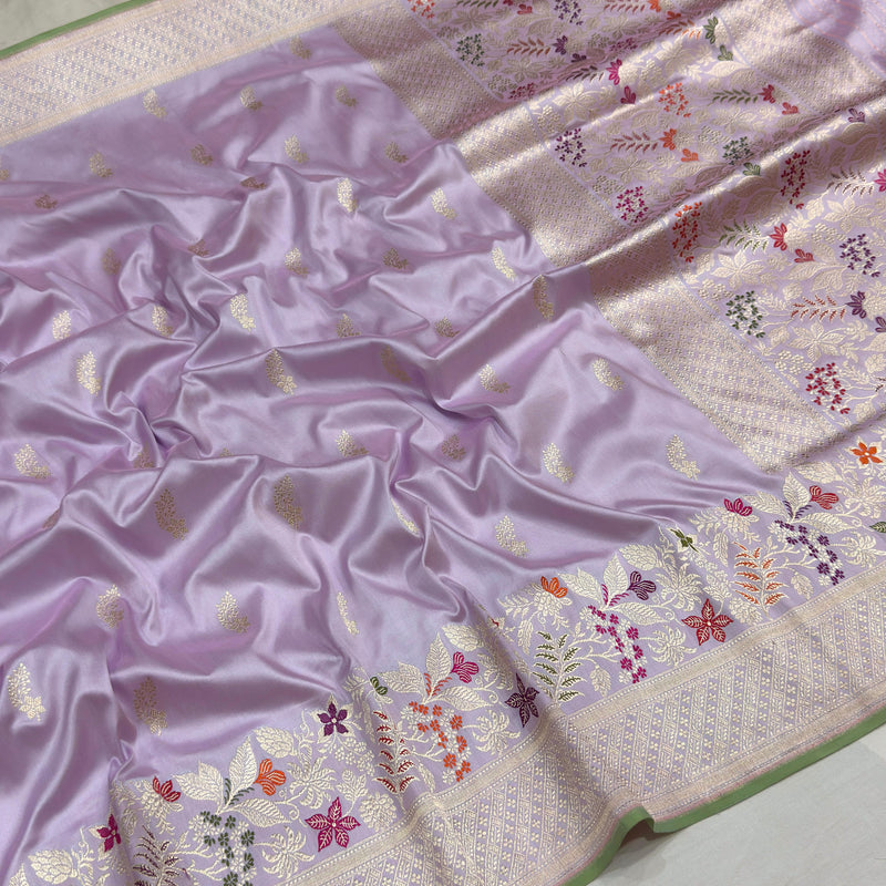Pure Katan Silk Handwoven Banarasi Saree