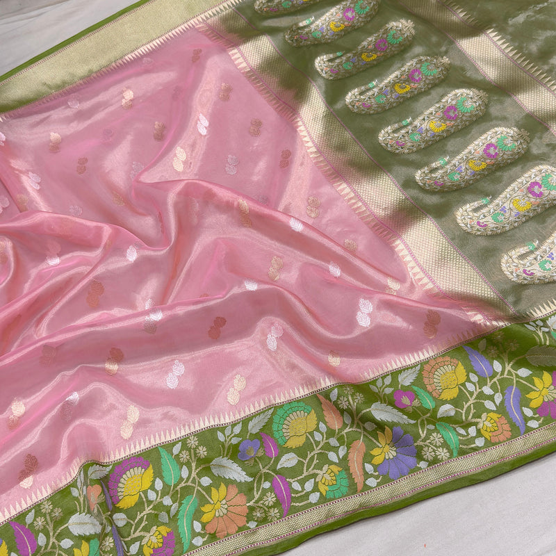 Pure Tissue Silk Handwoven Banarasi Saree